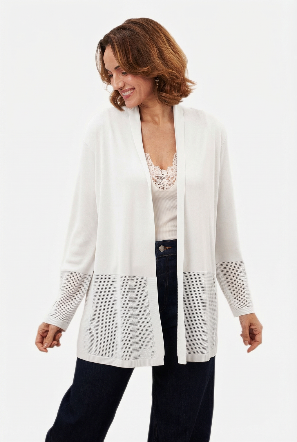 Cárdigan ANITRA Blanco