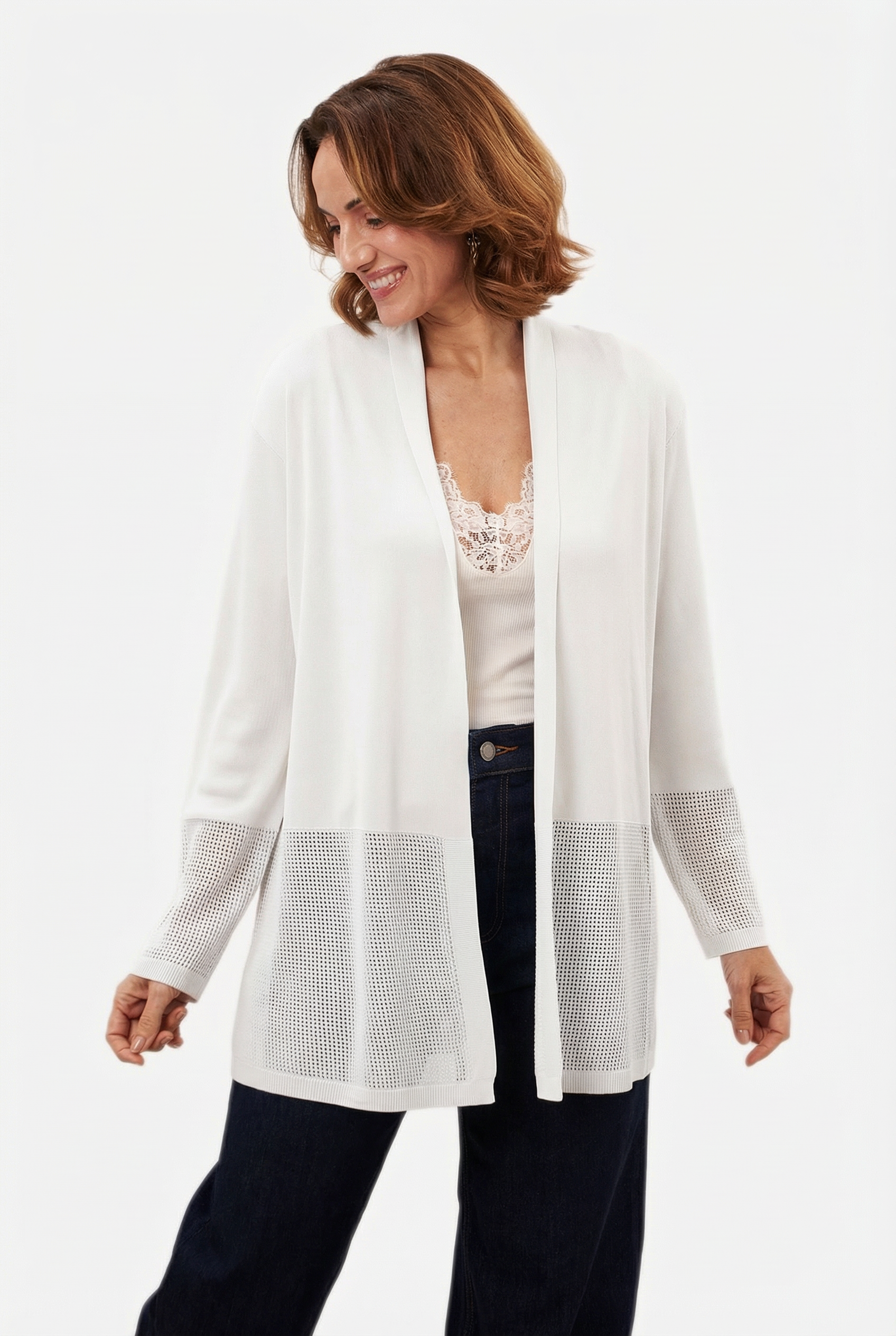 Cárdigan ANITRA Blanco