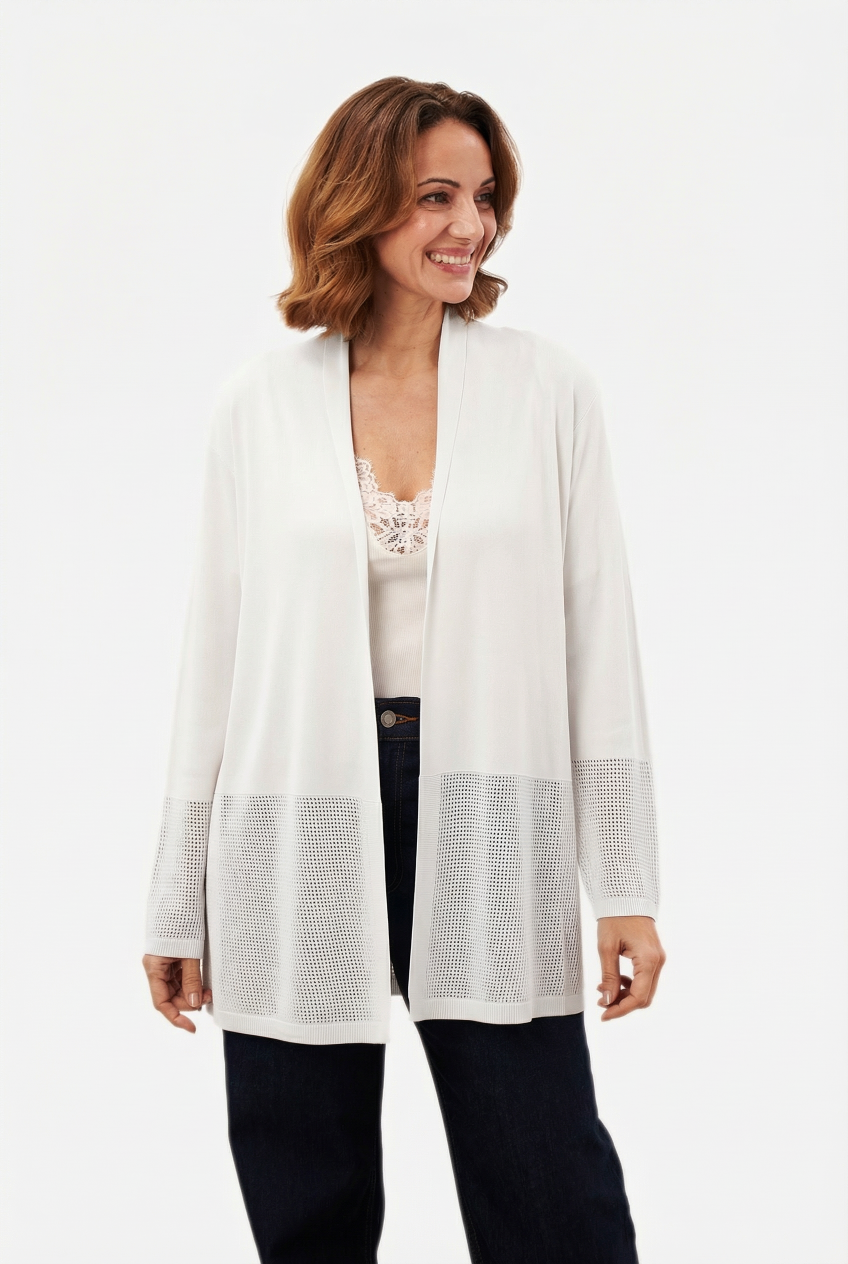 Cárdigan ANITRA Blanco