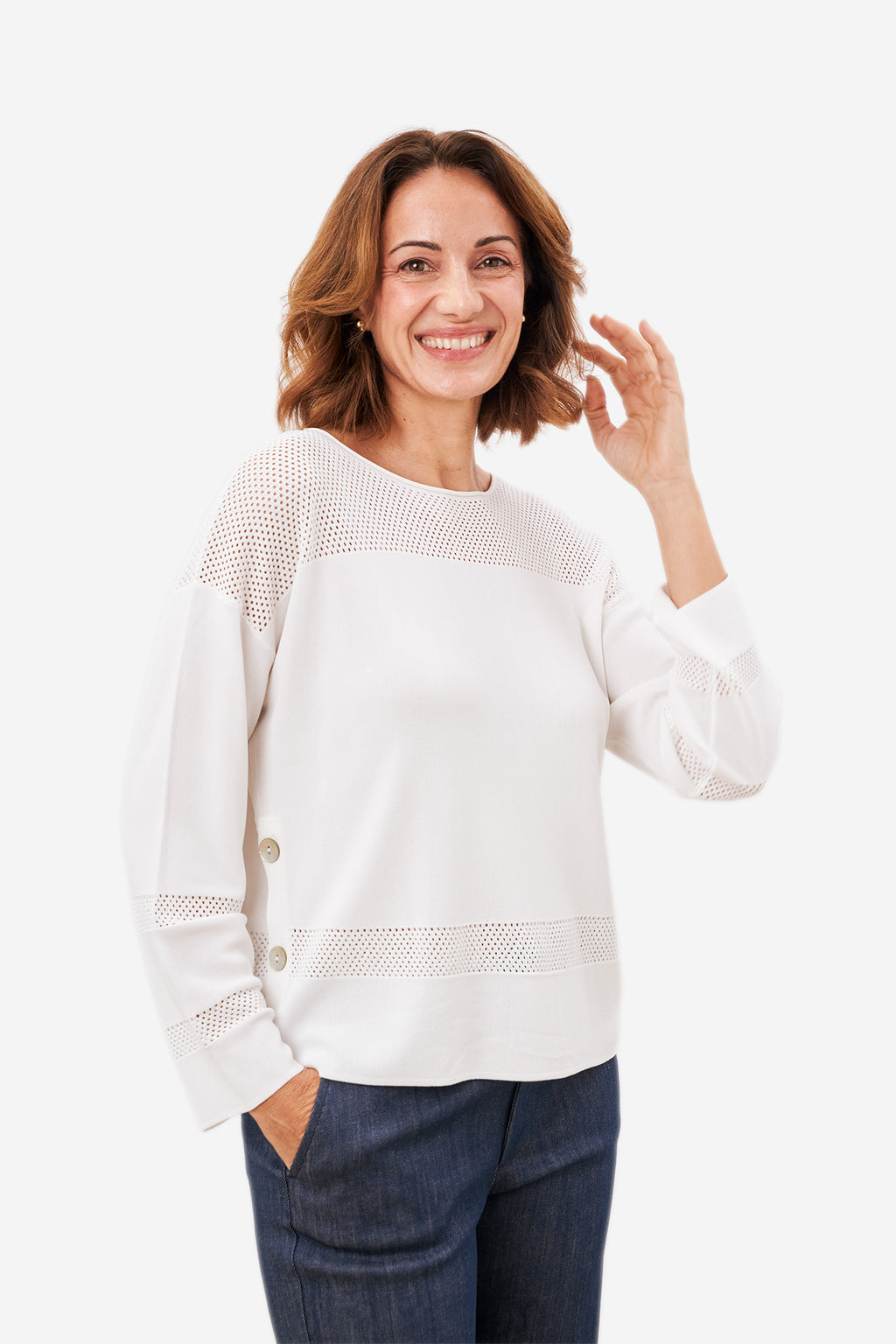 Jersey DENBY Blanco