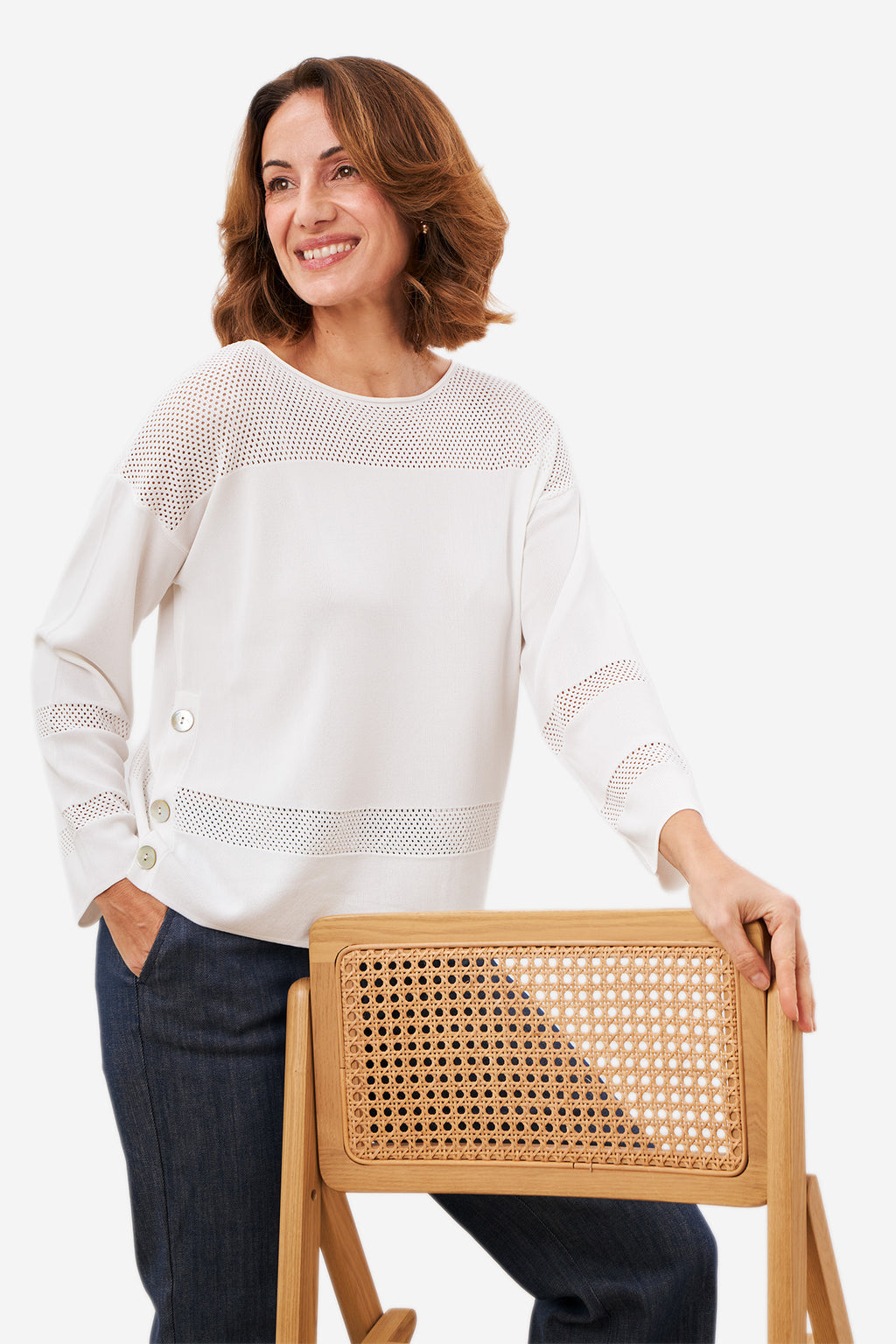Jersey DENBY Blanco