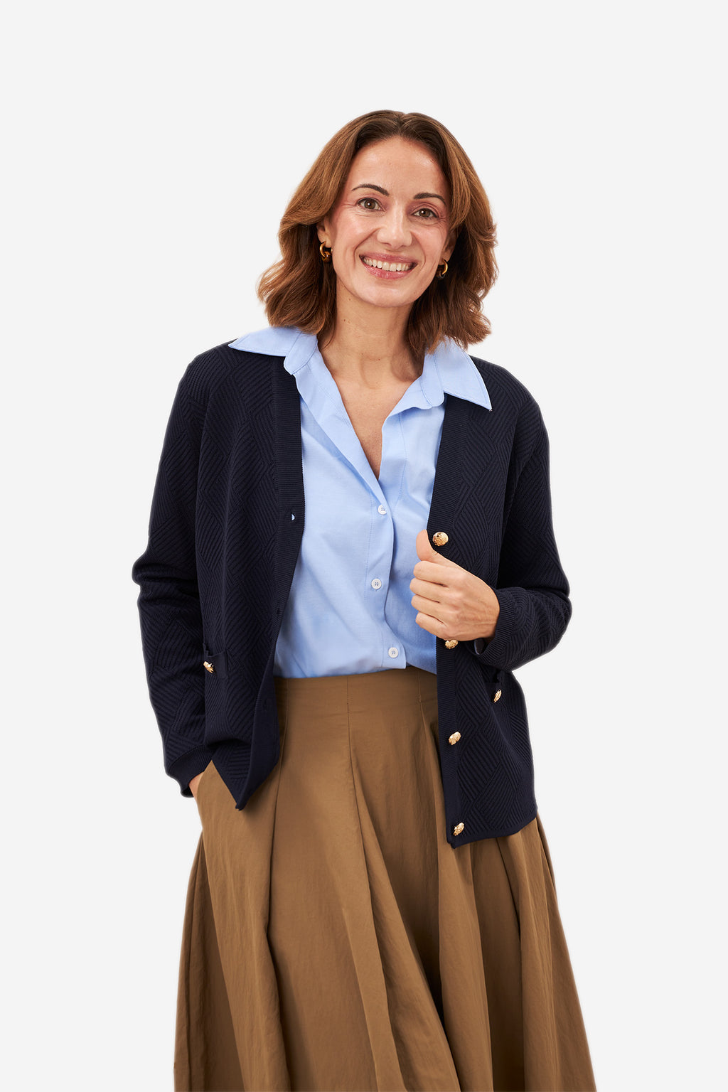 Cárdigan HALVAR Marino