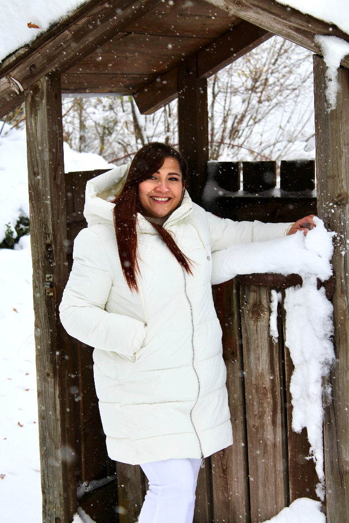 Parka NELA Blanco