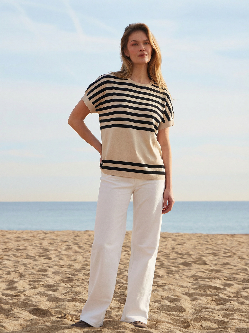 Top TRINA Beige