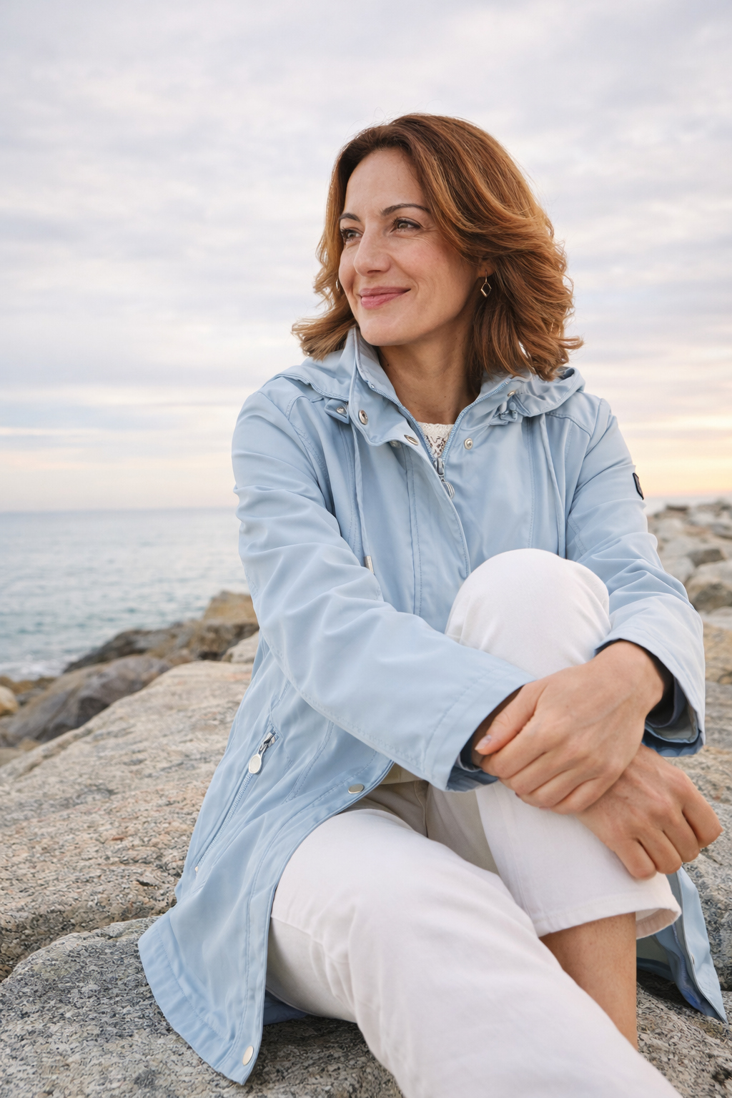 Parka CHAIRA Celeste