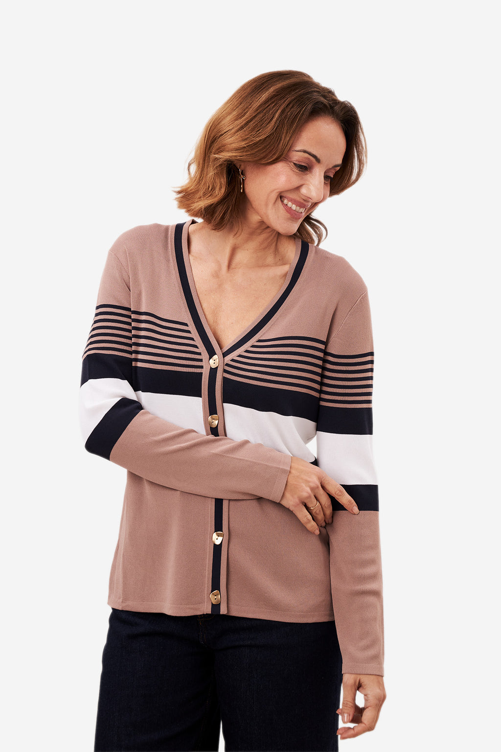 Cárdigan NIA Tostado