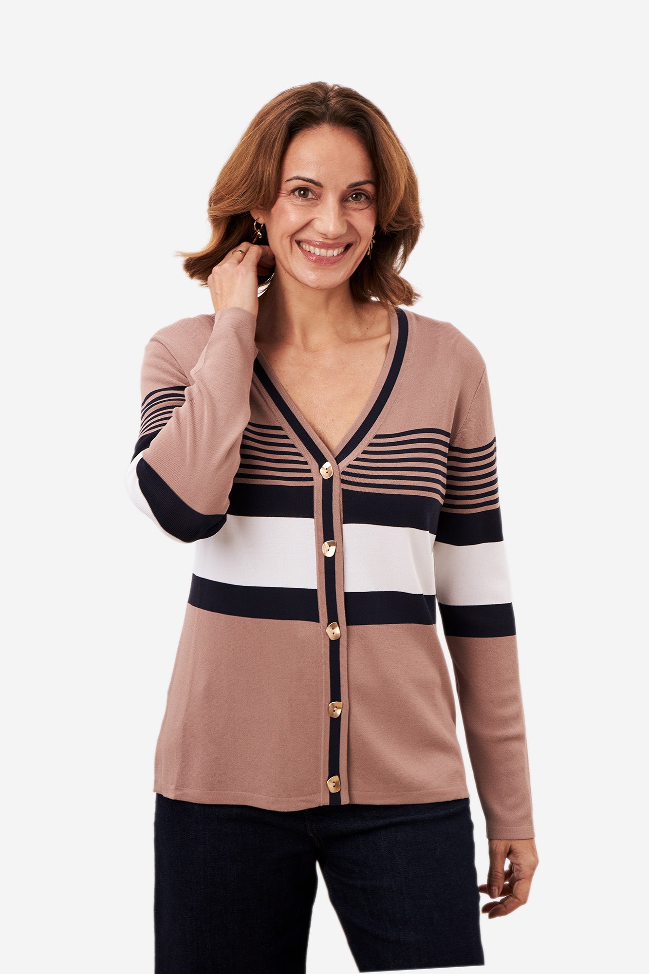 Cárdigan NIA Tostado