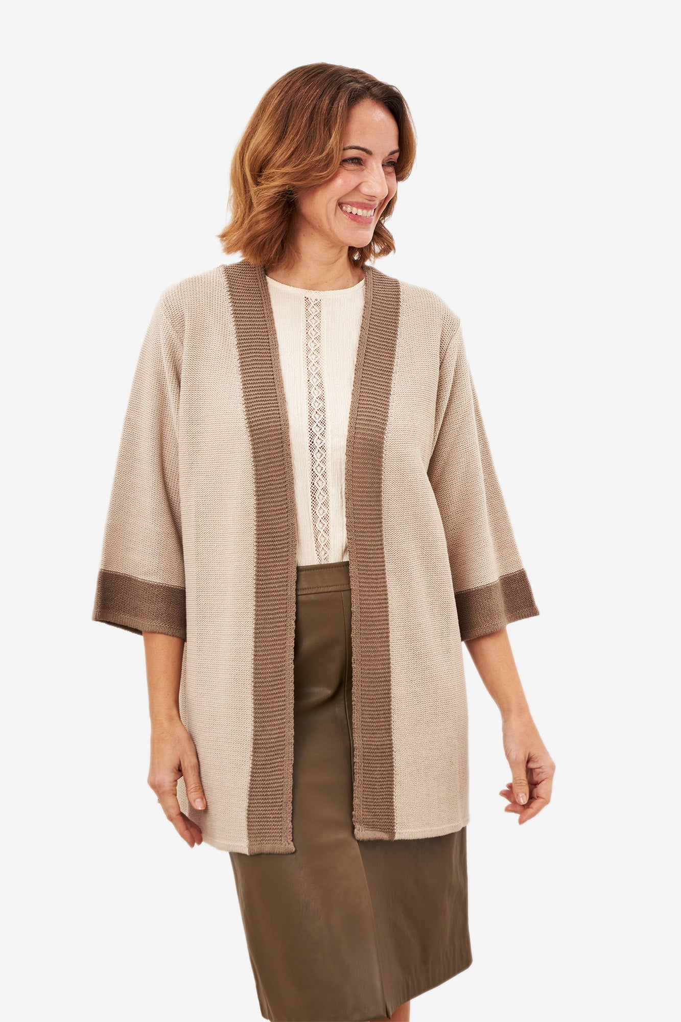 Cárdigan ODINE Beige