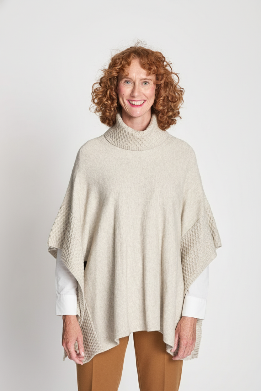 Poncho BEIRA Beige
