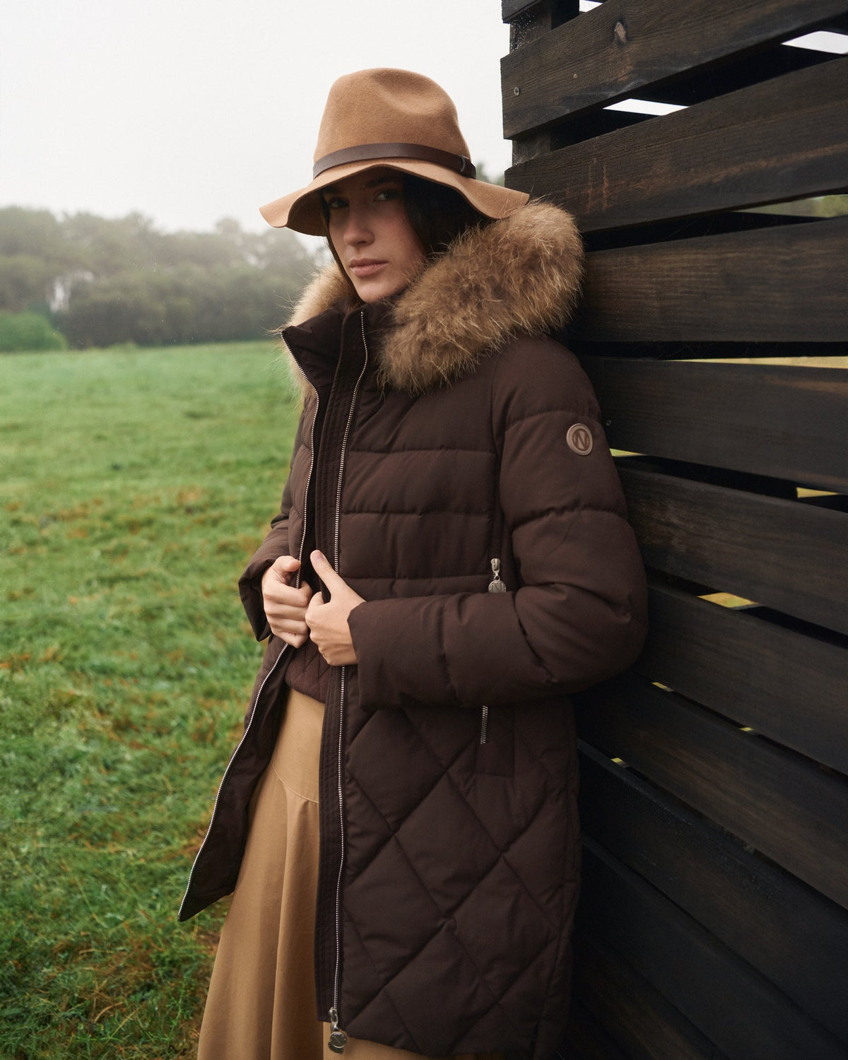Parka CELYSE Marrón