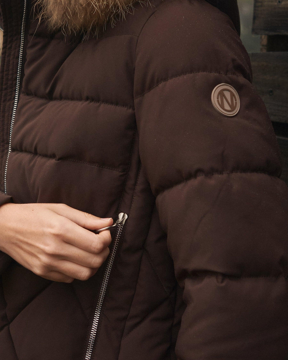 Parka CELYSE Marrón
