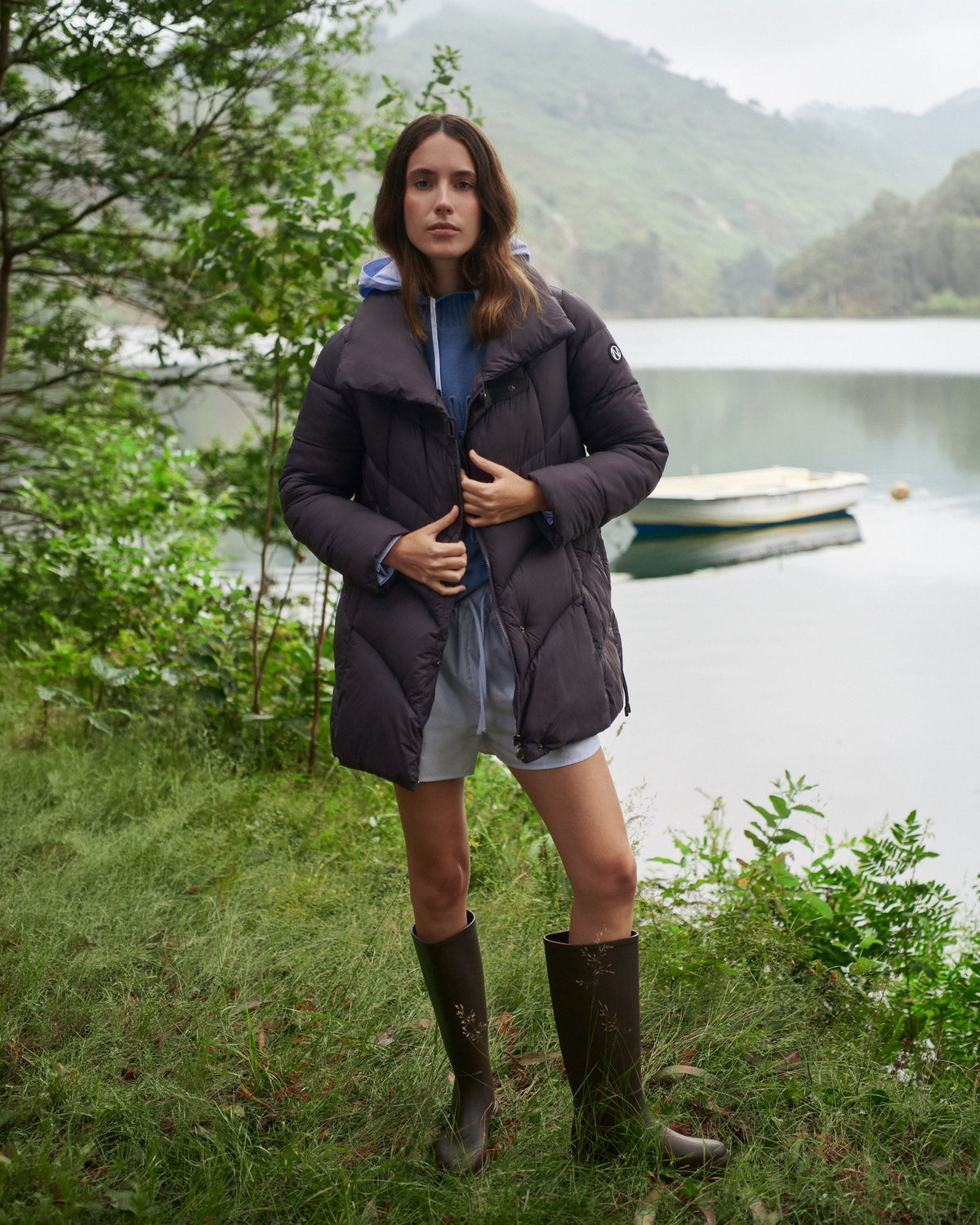 Parka DEVORA Morado