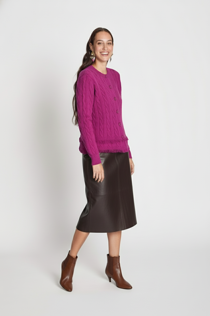 Cardigan NABLA Morado