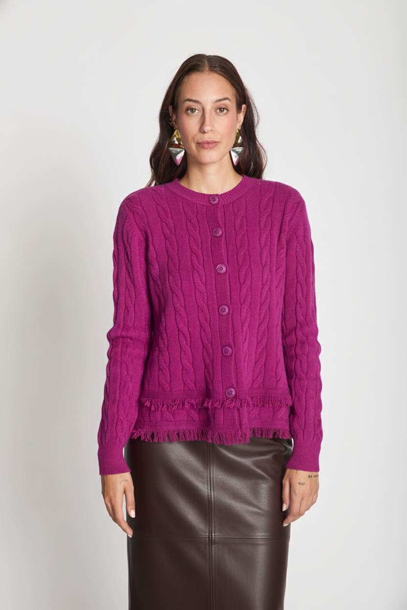 Cardigan NABLA Morado