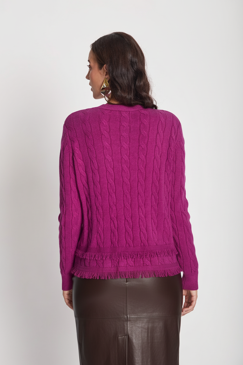 Cardigan NABLA Morado
