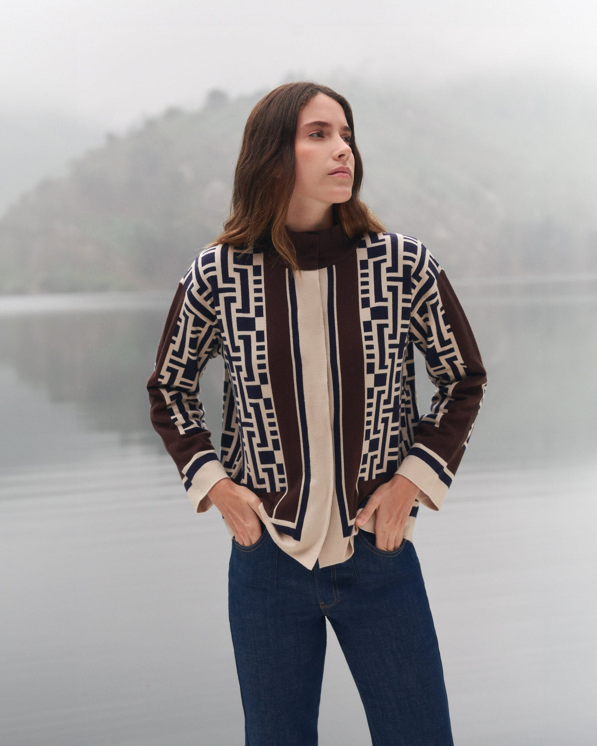 Chaqueta NIREL Marrón
