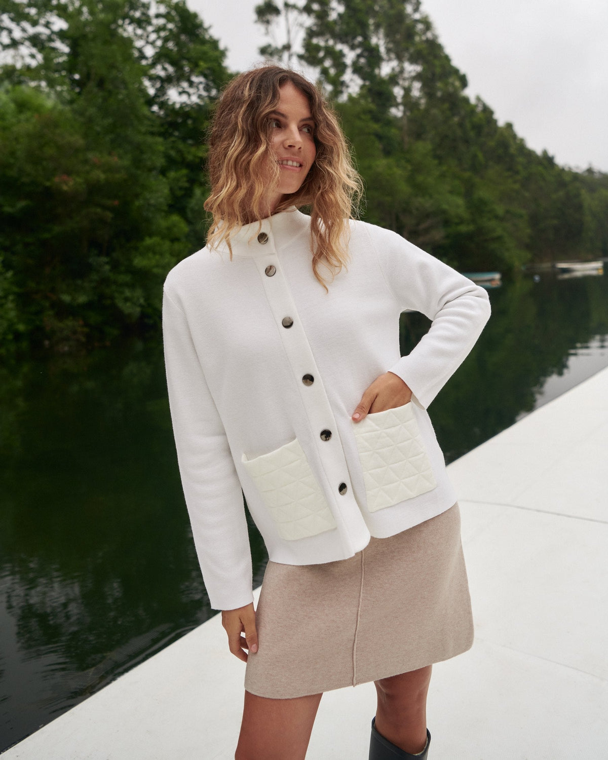 Chaqueta ORVI Blanco